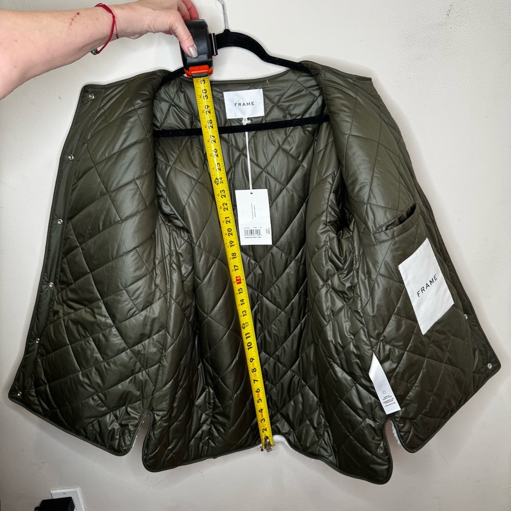 FRAME NWT Oversized Army Liner Jacket - Beautiful and RARE! - Picture 5 of 15